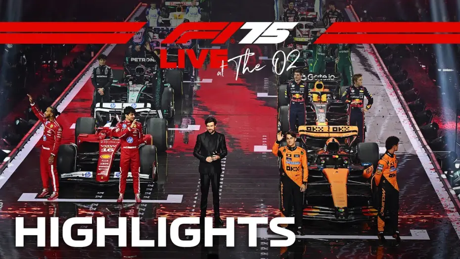 Watch film F1 75 Live at The O2 | F1 75 LIVE Highlights | 2025 F1 Car Liveries Revealed!
