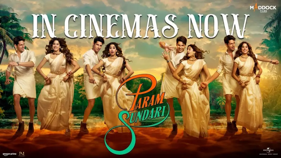 Watch film Param Sundari | Param Sundari - Official Trailer | Sidharth M | Janhvi K | Dinesh V | Tushar J | In Cinemas 29th Aug