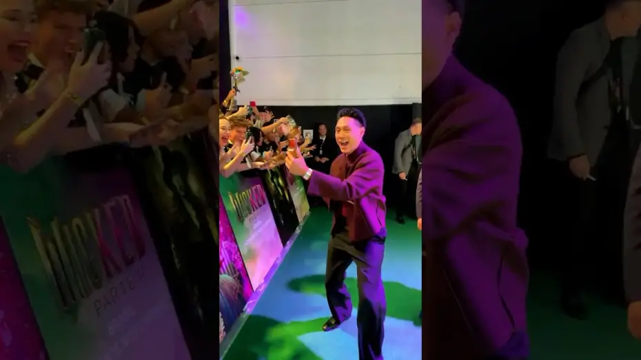 Watch film Wicked Part Two | Jon M. Chu feeling the energy at the Wicked: For Good Brazil premiere!