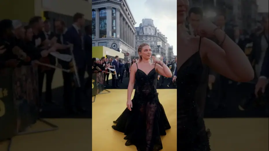 Watch film Thunderbolts | Florence Pugh blows a kiss at the European Premiere in London!