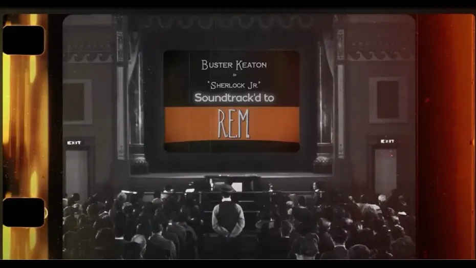 Watch film Buster Keaton’s Sherlock Jr. with R.E.M.