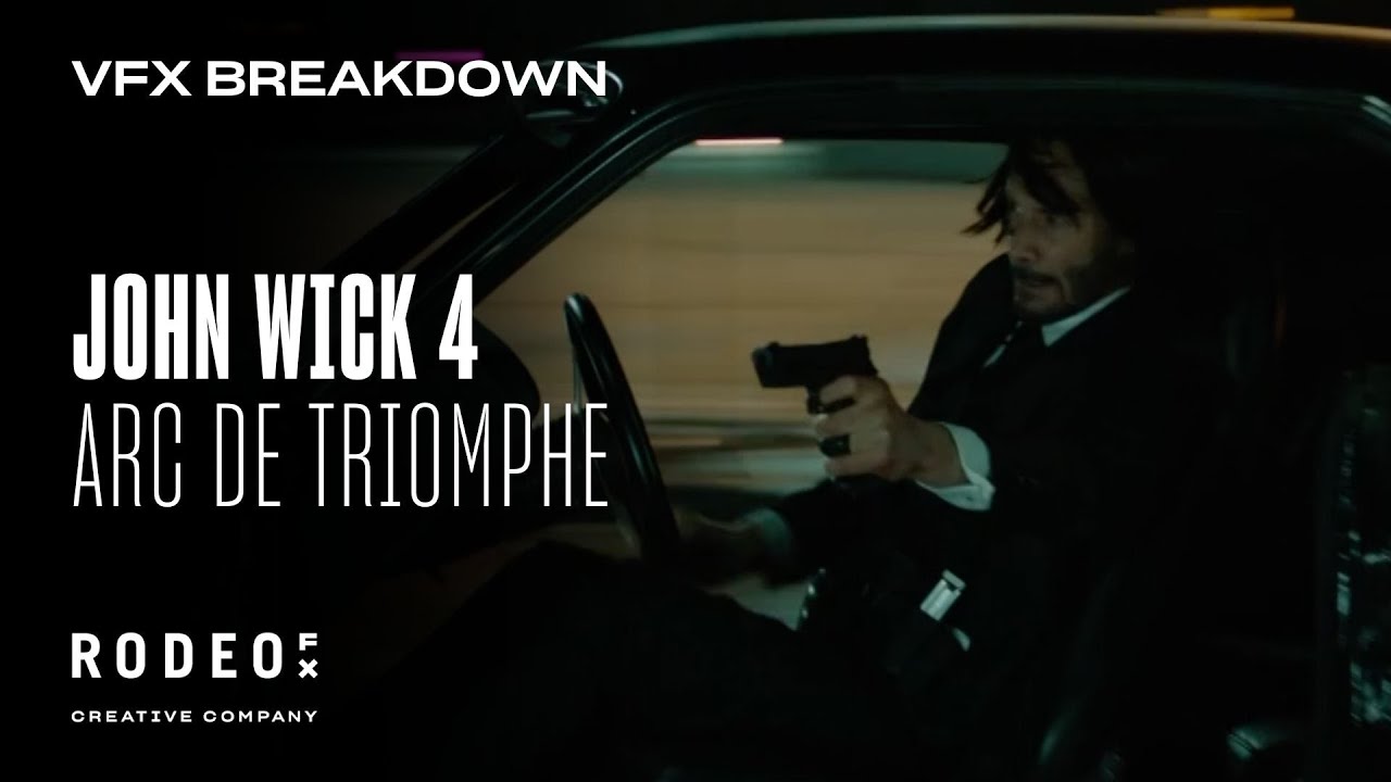 Watch film John Wick: Chapter 4 | John Wick 4 - Arc De Triomphe - VFX Breakdown by Rodeo FX