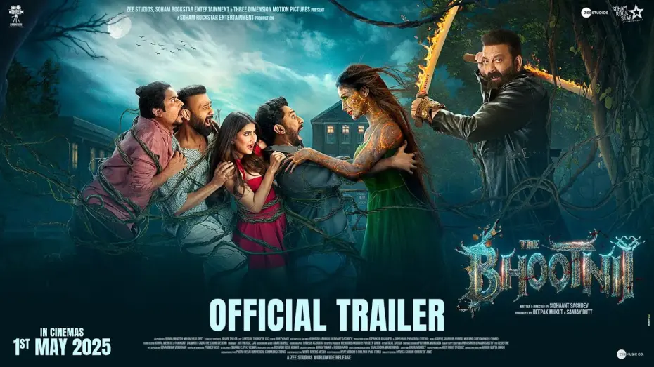 Watch film The Bhootnii | The Bhootnii (Official Trailer) | Sanjay D, Mouni R, Sunny S, Palak | Sidhaant S | Deepak M |1st May