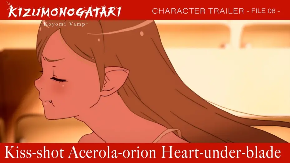Watch film Kizumonogatari -Koyomi Vamp- | Character Trailer File 06 (Kiss-shot Girl) [Subtitled]
