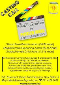 AUDITIONS FOR PUNJABI FEATURE FILM