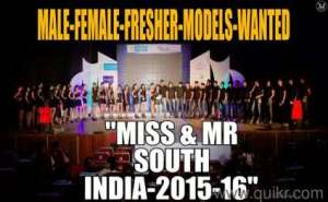 Mr & Miss south India 2015-16