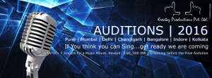 singing auditios in Mubmai,pune,delhi, Ahmadabad,Jaipur, Chandigarh, Kolkata, Hyderabad, Bengaluru,Bangalore.