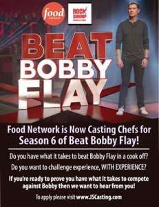 “Beat Bobby Flay” on Food Network