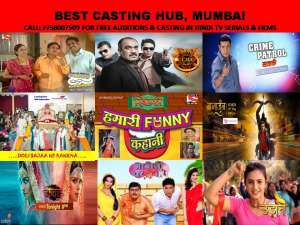 URGENT REQUIREMENT OF FRESHER ARTISTS FOR POPULAR HINDI TV SERIALS ON AIR. &quot;CID, CRIME PATROL, KAWACH & OTHERS. FREE AUDITIONS. CONTACT US NOW