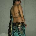 Chiffon Sarees with tatoos and designer stockings/blouses